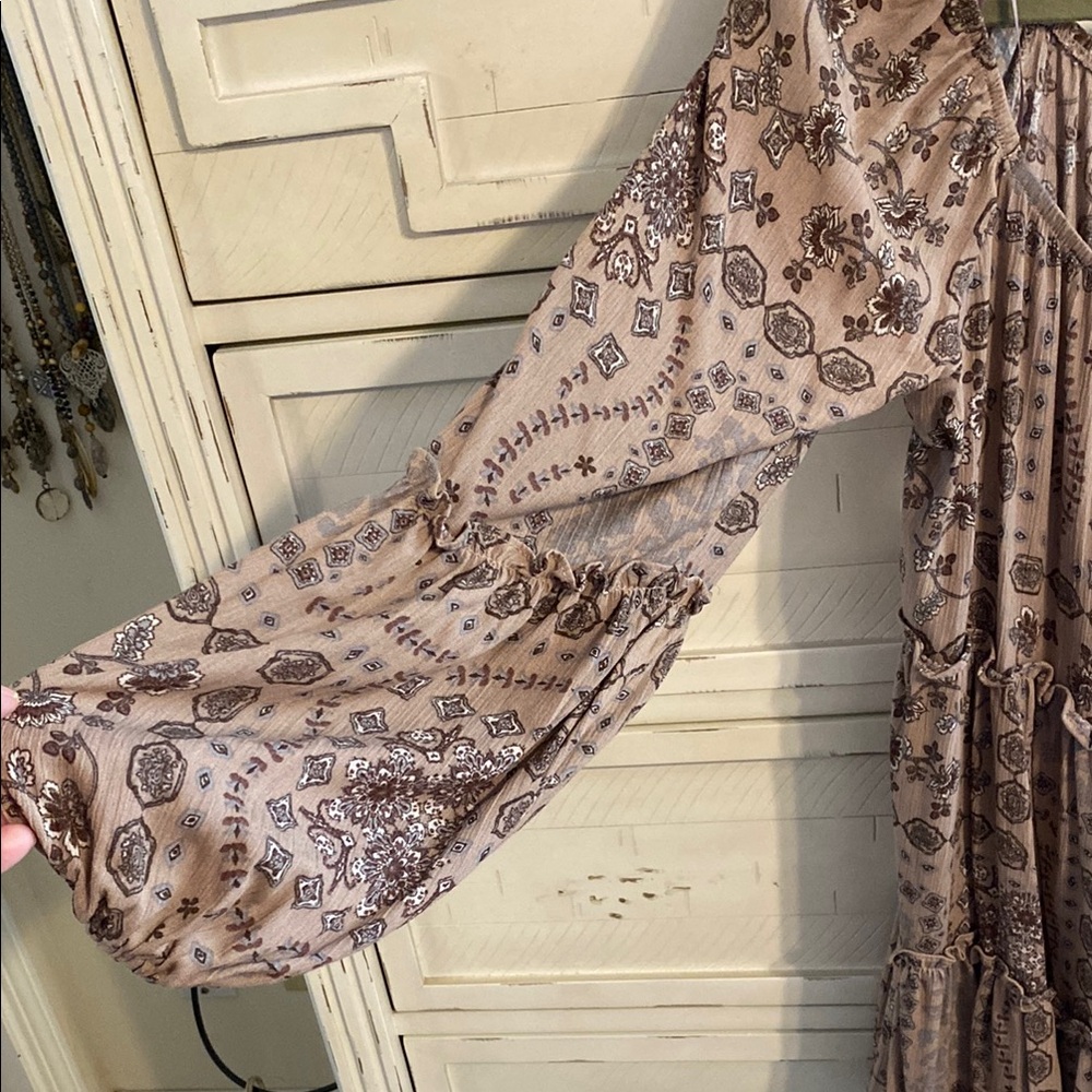 Blue B boho mini dress. NWT - Picture 3 of 4